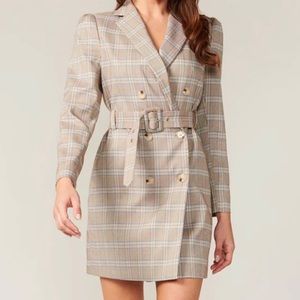 DON WINDOW PANEL BLAZER DRESS